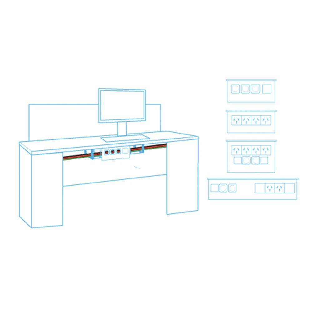 Dual Metal Mounting Plate