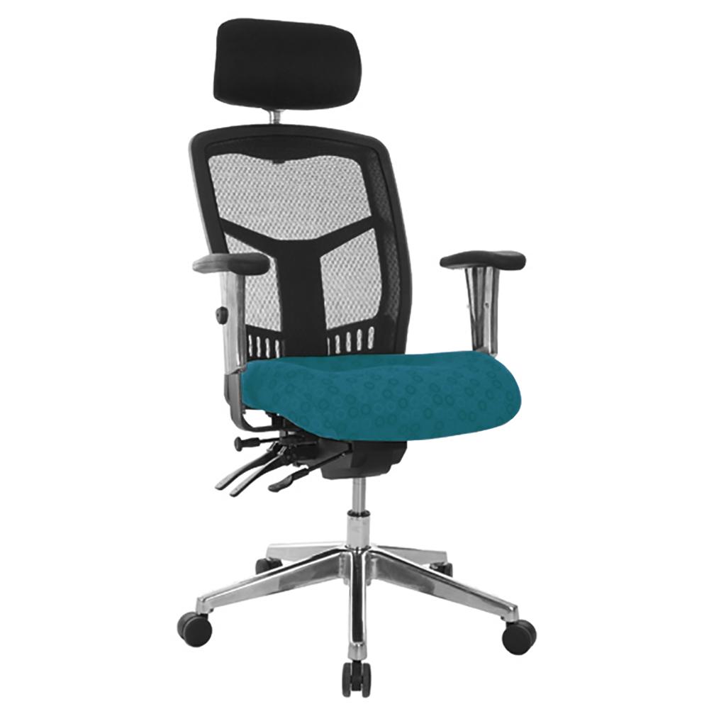 Multi Mesh High Back Office Chair with Arms