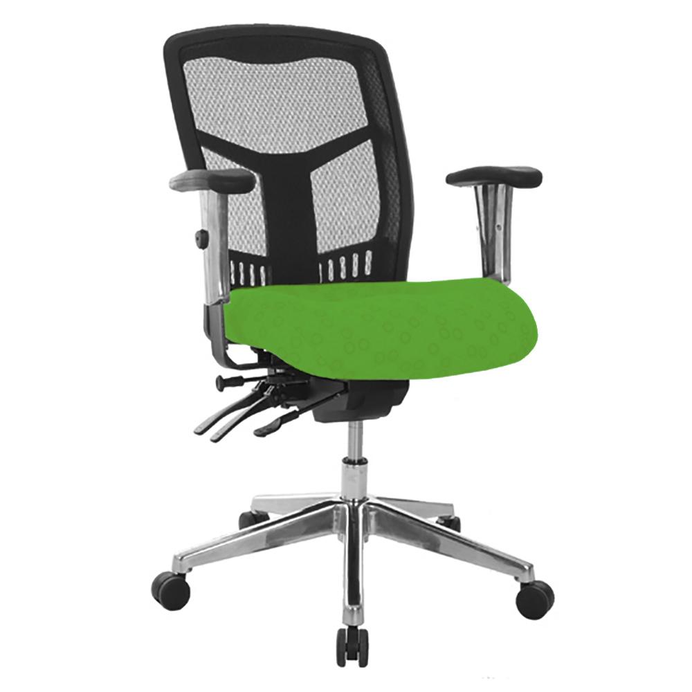 Multi Mesh Mid Back Office Chair with Arms
