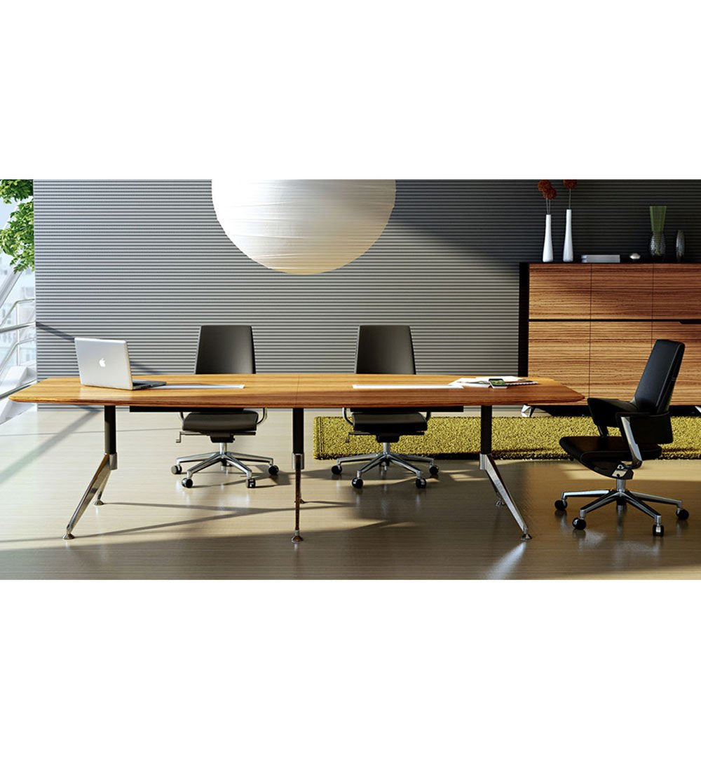 Novara Boardroom Table with Cable Tray