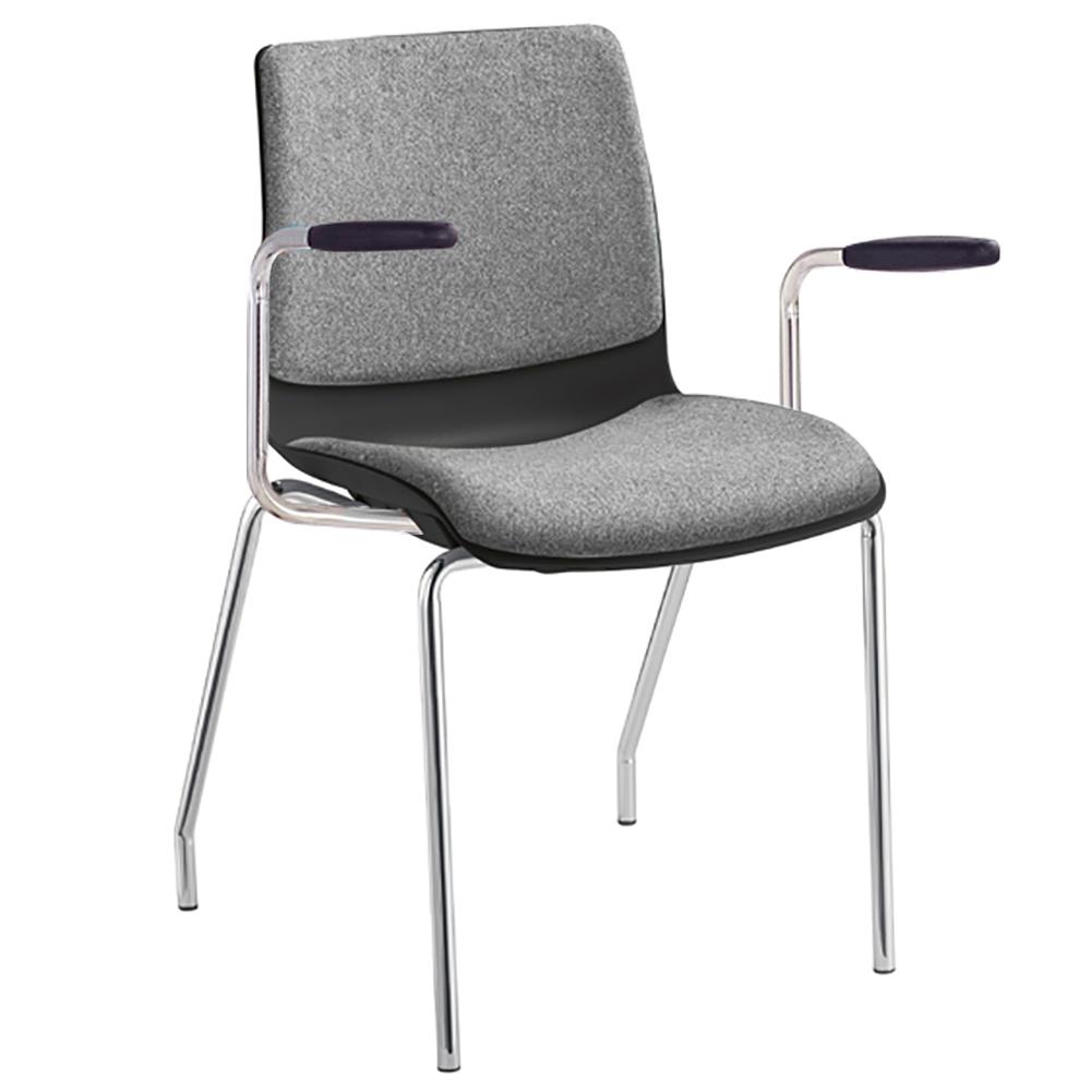 Pod 4 Leg Visitor Chair with Arms