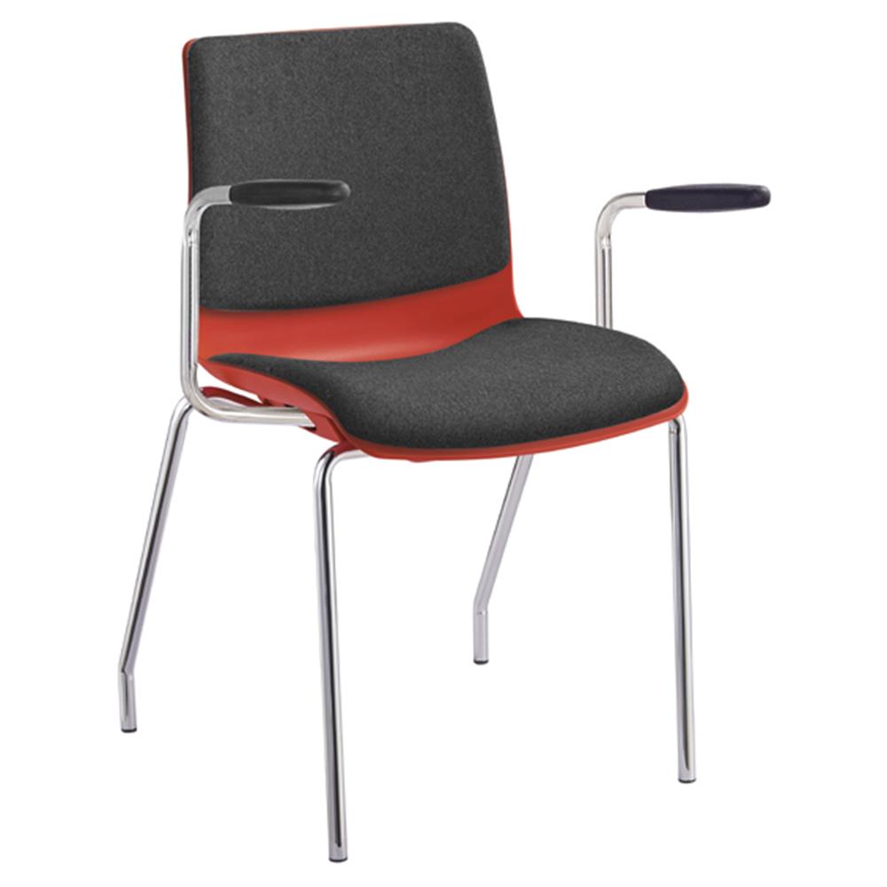 Pod 4 Leg Visitor Chair with Arms