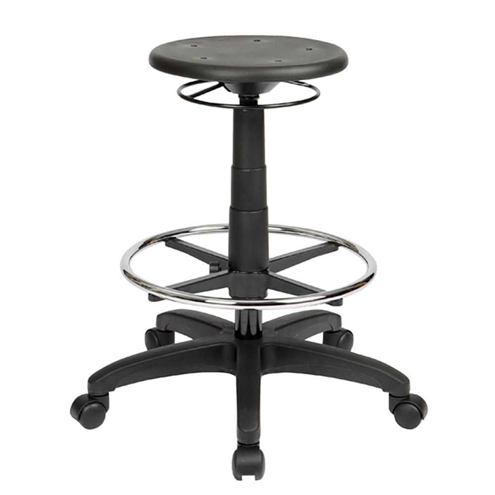 Round Adjustable Industrial Drafting Stool
