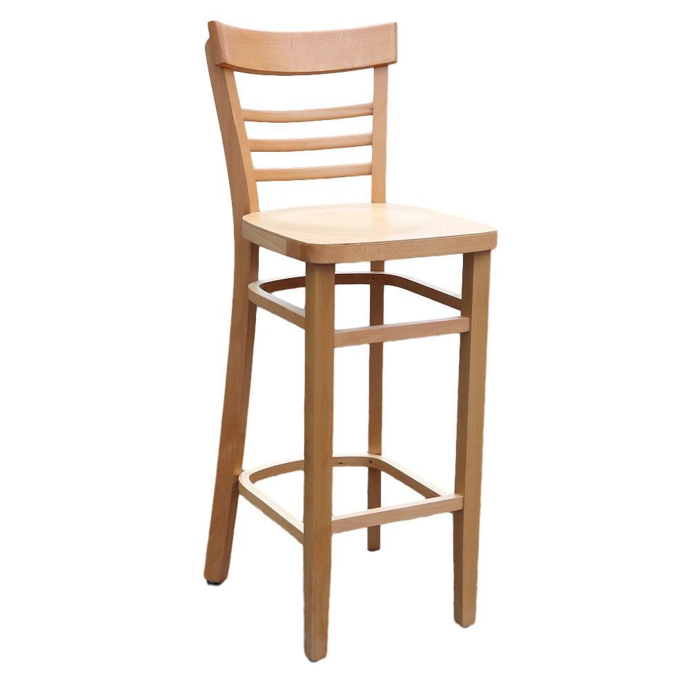 Vienna Barstool with Timber Seat