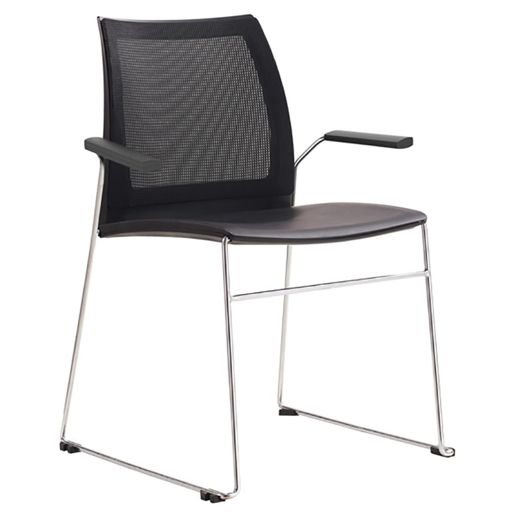 Vinn Mesh Back Visitor Chair with Arms